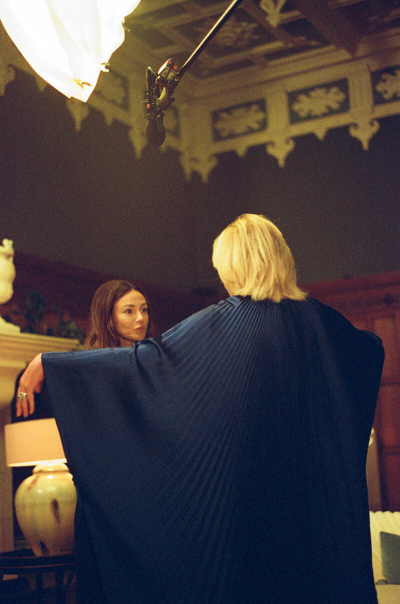 Joanna Lumley as Judith Baker and Michelle Keegan as Michelle Stern work on set together in Season 1 of 'Fool Me Once'