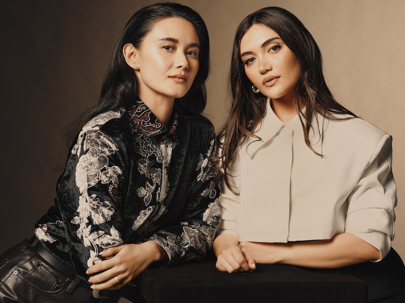 Chelsea Muirhead and Daniela Nieves pose in a glam shoot.
