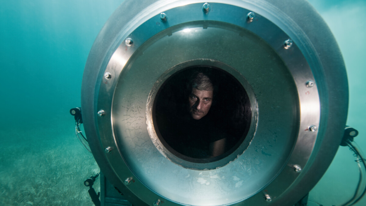 Stockton Rush testing Titan submersible underwater.
