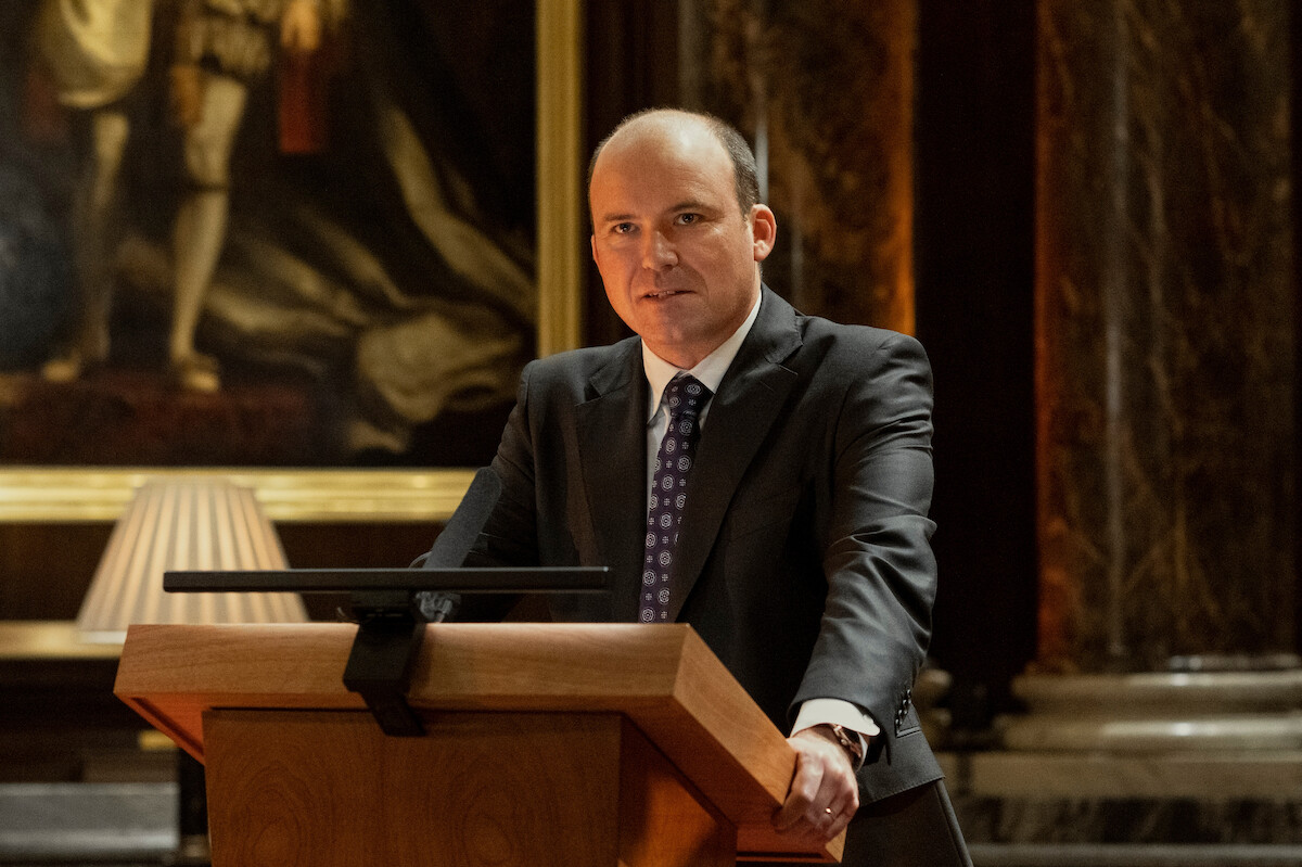 Rory Kinnear como primeiro-ministro Nicol Trowbridge em ‘A Diplomata’