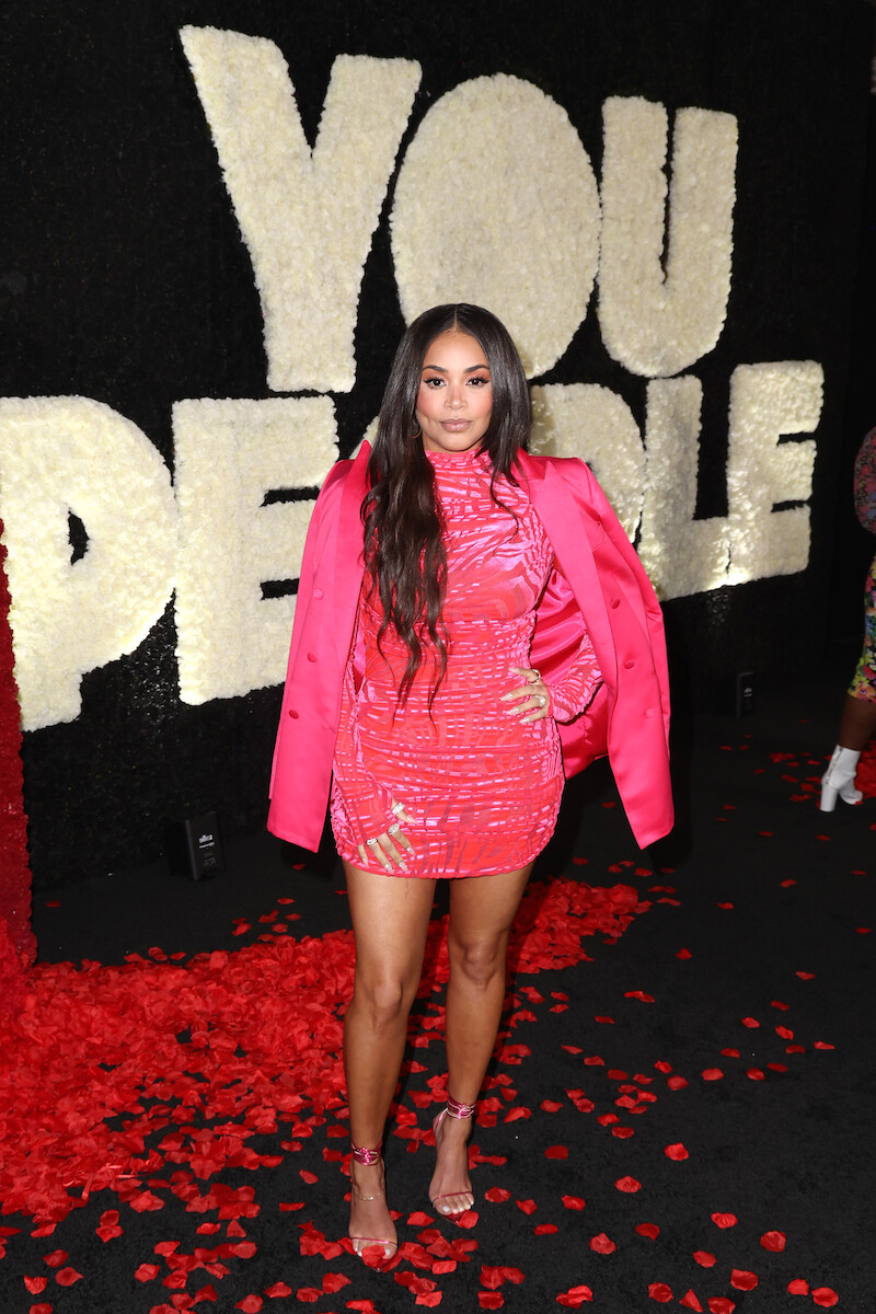 Lauren London at the Los Angeles Premiere of "You People."