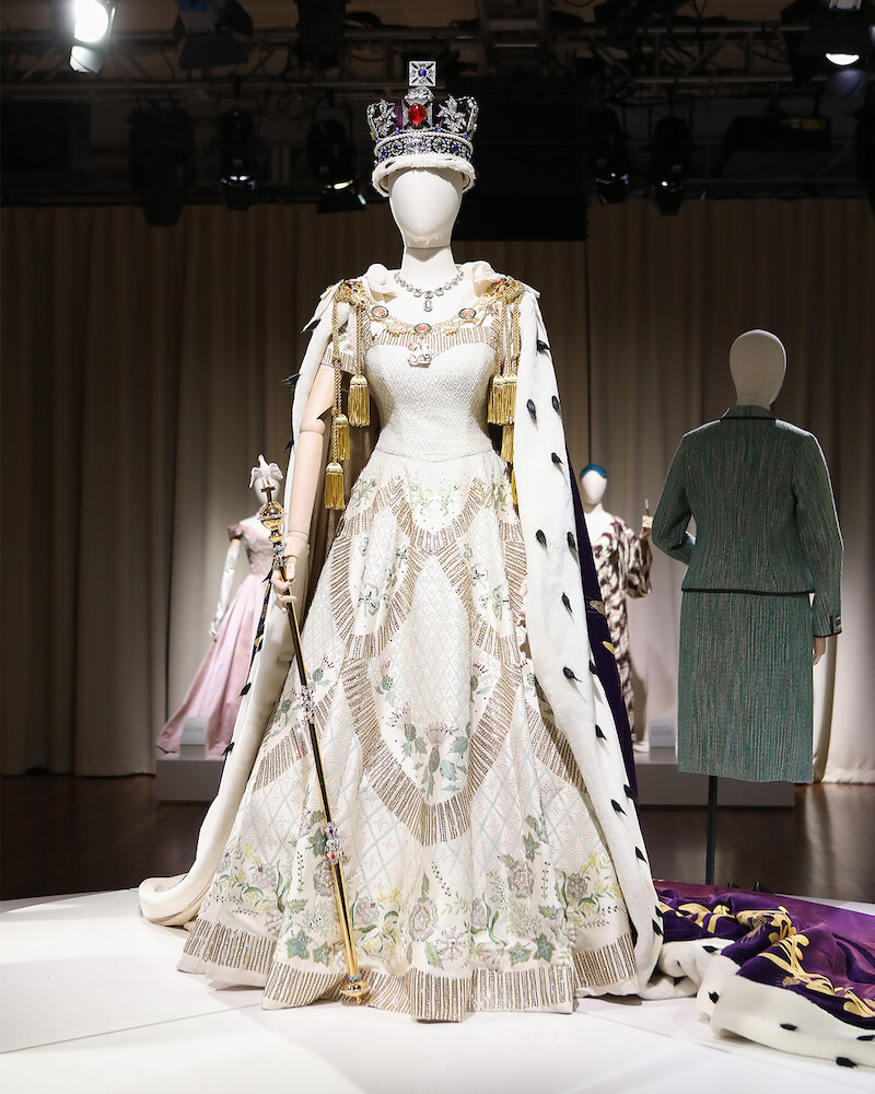 The Crown Season 6 Premiere Costume Retrospective Exhibition.
