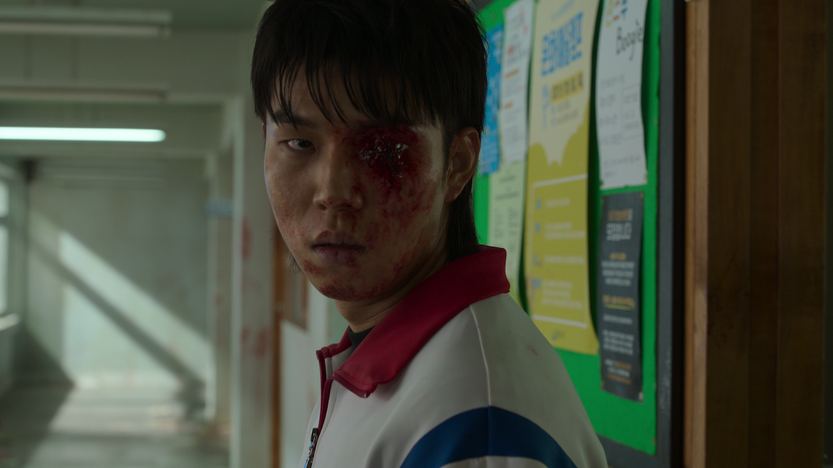 Gwi-nam looking bloody - All the Differences Between the ‘All of Us Are Dead’ Comic and TV Show