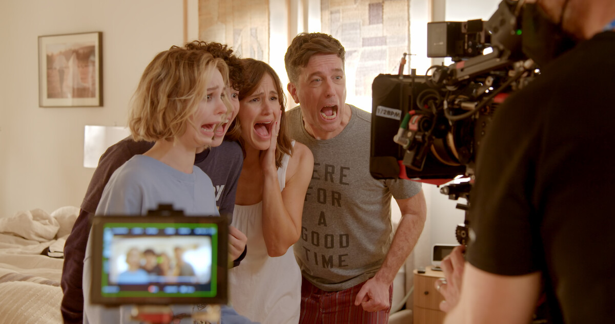 Go behind the scenes on 'The Family Switch.'