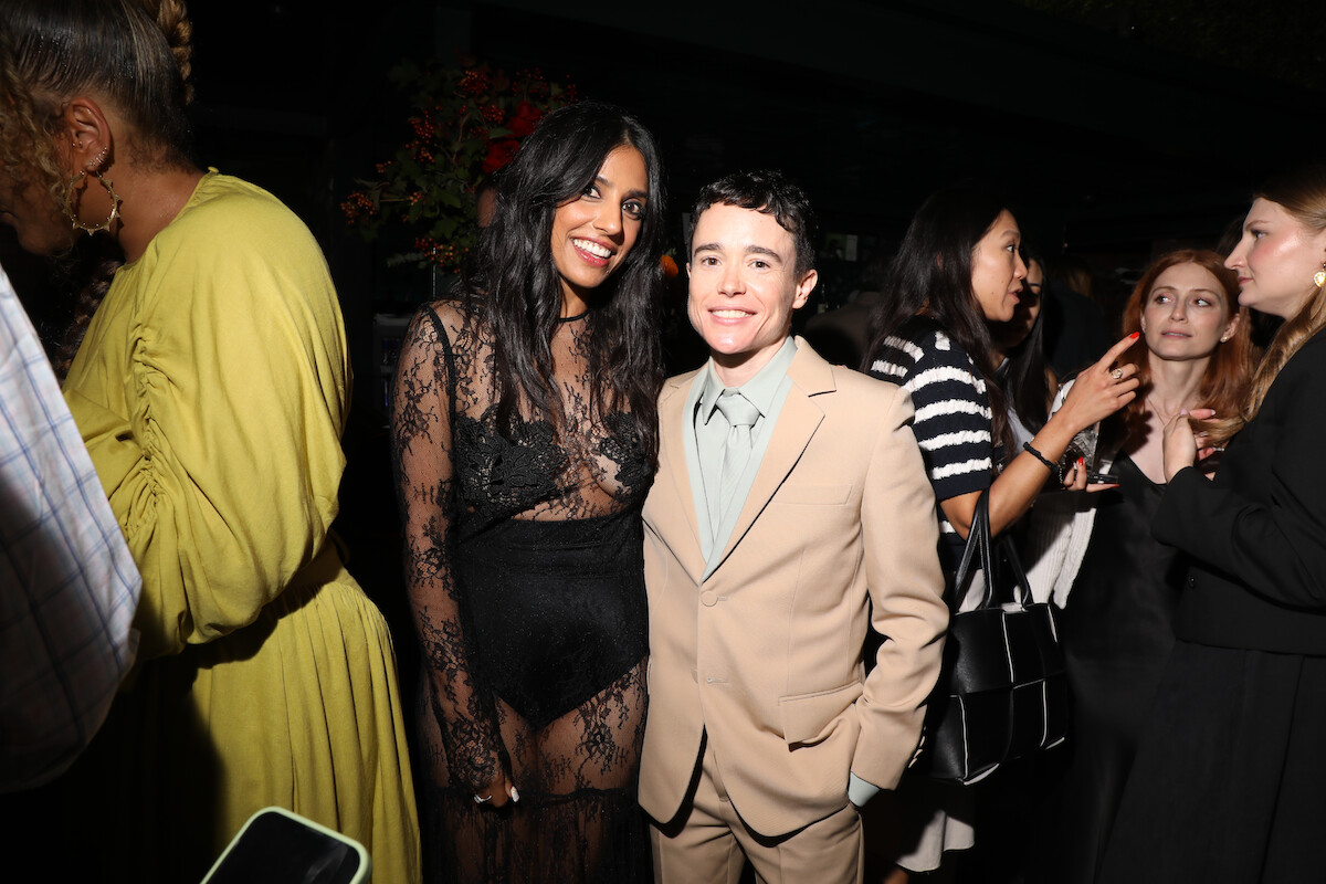 Ritu Arya and Elliot Page attend ‘The Umbrella Academy’ Season 4 premiere after-party at The Spotlight in Los Angeles.