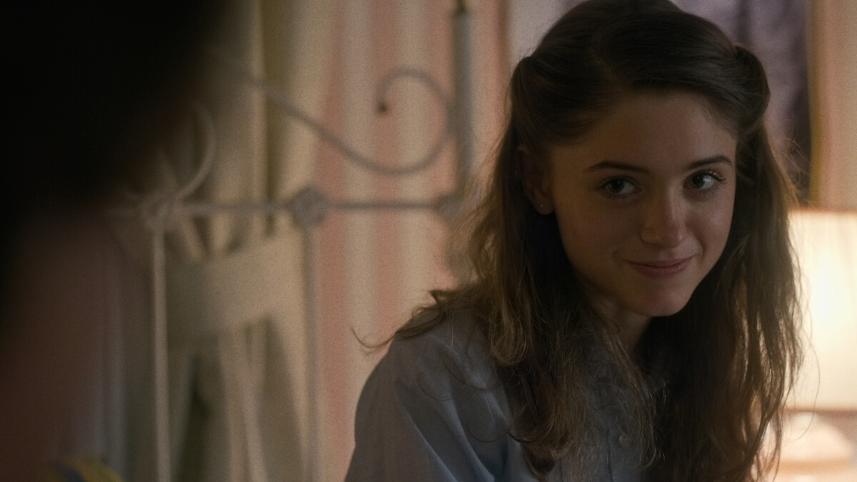 Natalia Dyer as Nancy in ‘Stranger Things 1’