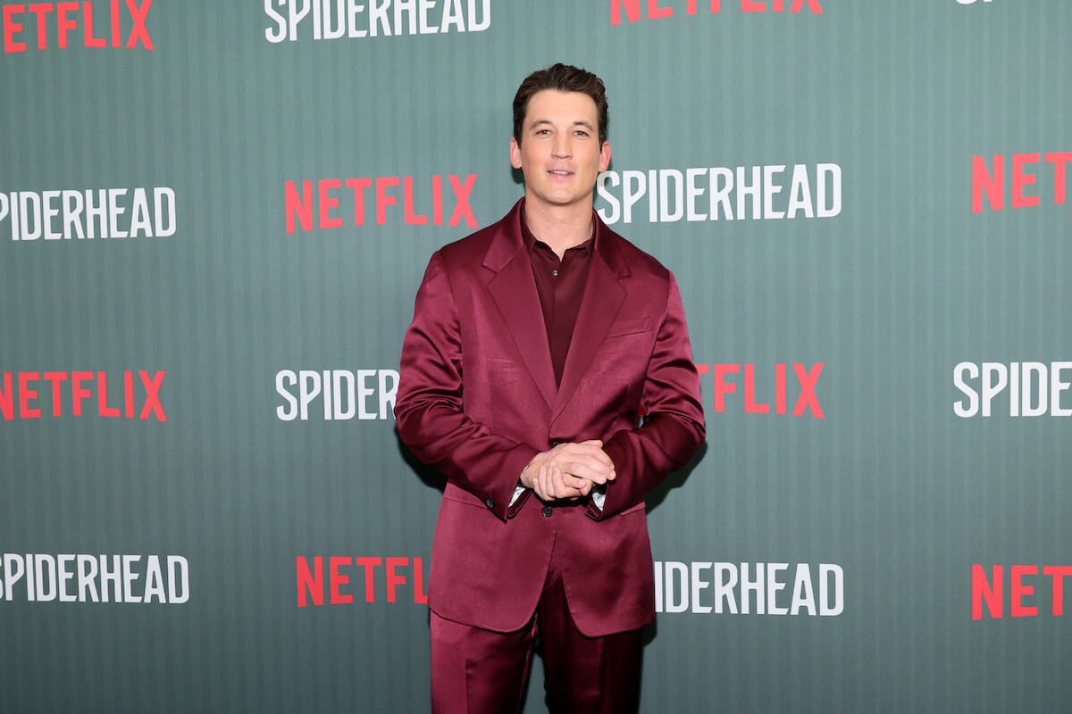 Miles Teller - Spiderhead red carpet interview 