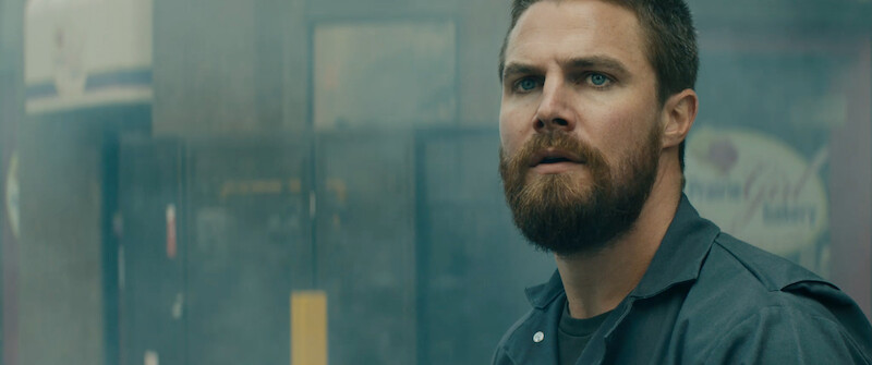 Stephen Amell as Garrett in 'Code 8'