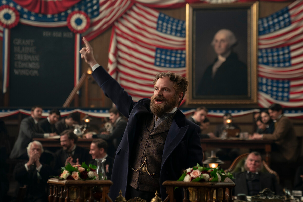 Shea Whigham as Roscoe Conkling in ‘Death by Lightning.’