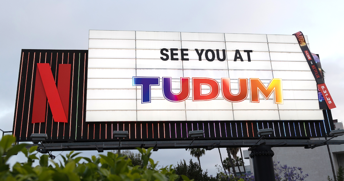 Tudum 2025 Sunset Blvd Marquee ‘See you at TUDUM’