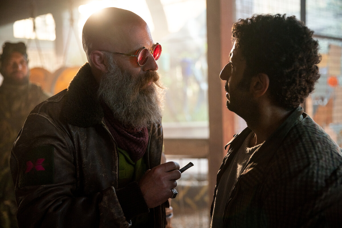 Neil Sandilands as General Steven Abbot and Adeel Akhtar as Dr. Aditya Singh