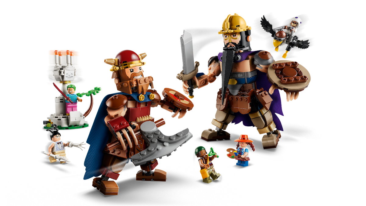 LEGO ONE PIECE Dorry vs. Brogy — Giants of the Little Garden