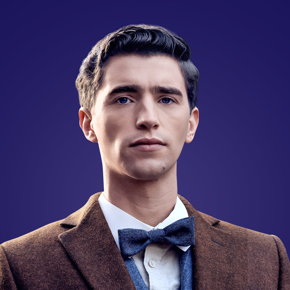 George Rexstrew as Edwin in Dead Boy Detectives