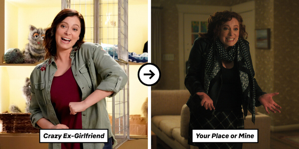 Rachel Bloom in Crazy Ex Girlfriend and Your Place or Mine