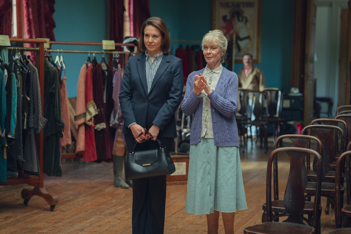 Ingrid Oliver and Celia Imrie in ‘The Thursday Murder Club’