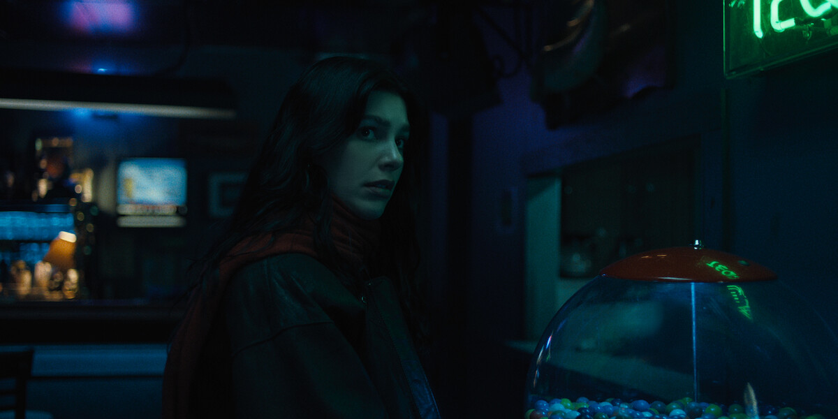 Camila Morrone as Rachel in ‘Something Very Bad Is Going to Happen’