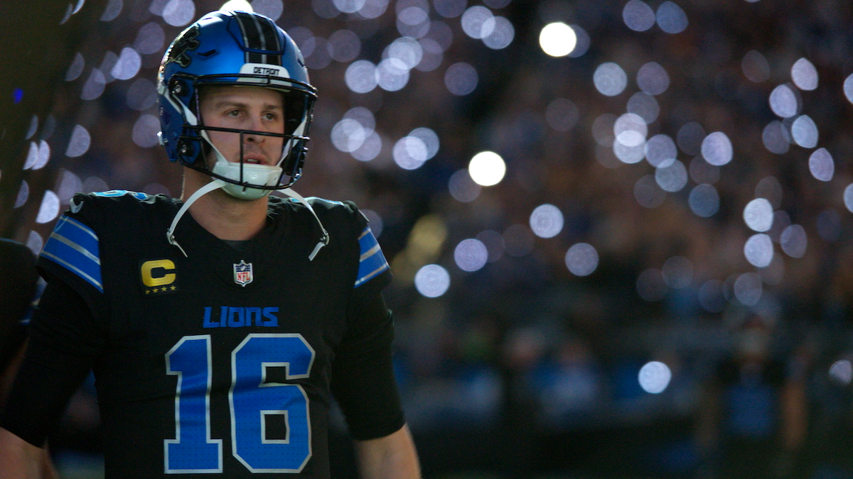 Jared Goff during a game.