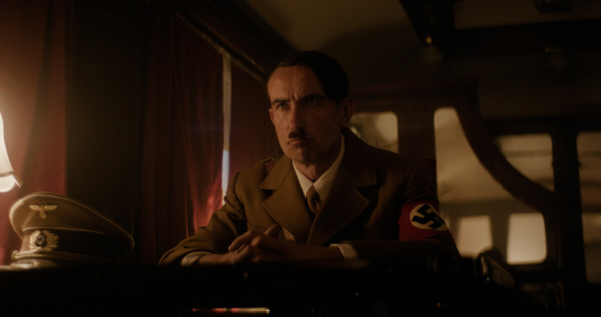A reenactment from ‘Hitler and the Nazis: Evil on Trial’