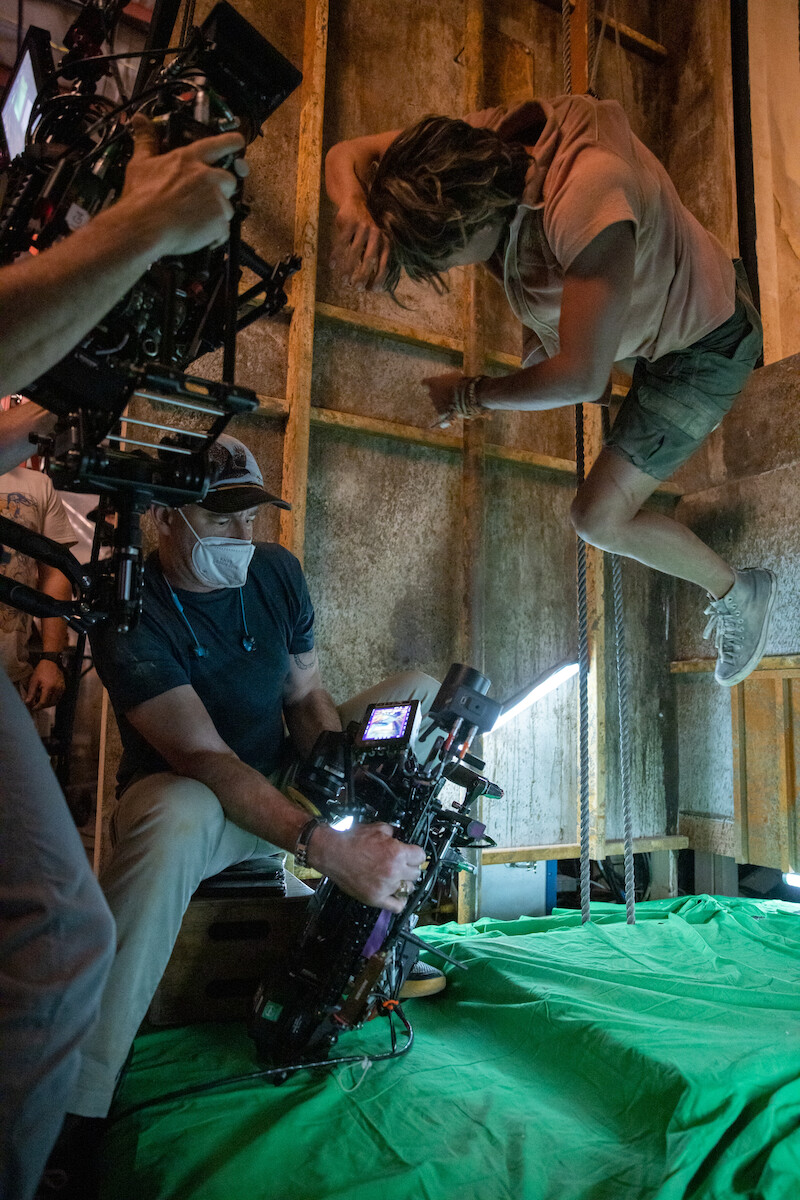 Chase Stokes as John B in Outer Banks Season 3 Behind-the-Scenes Photo Gallery
