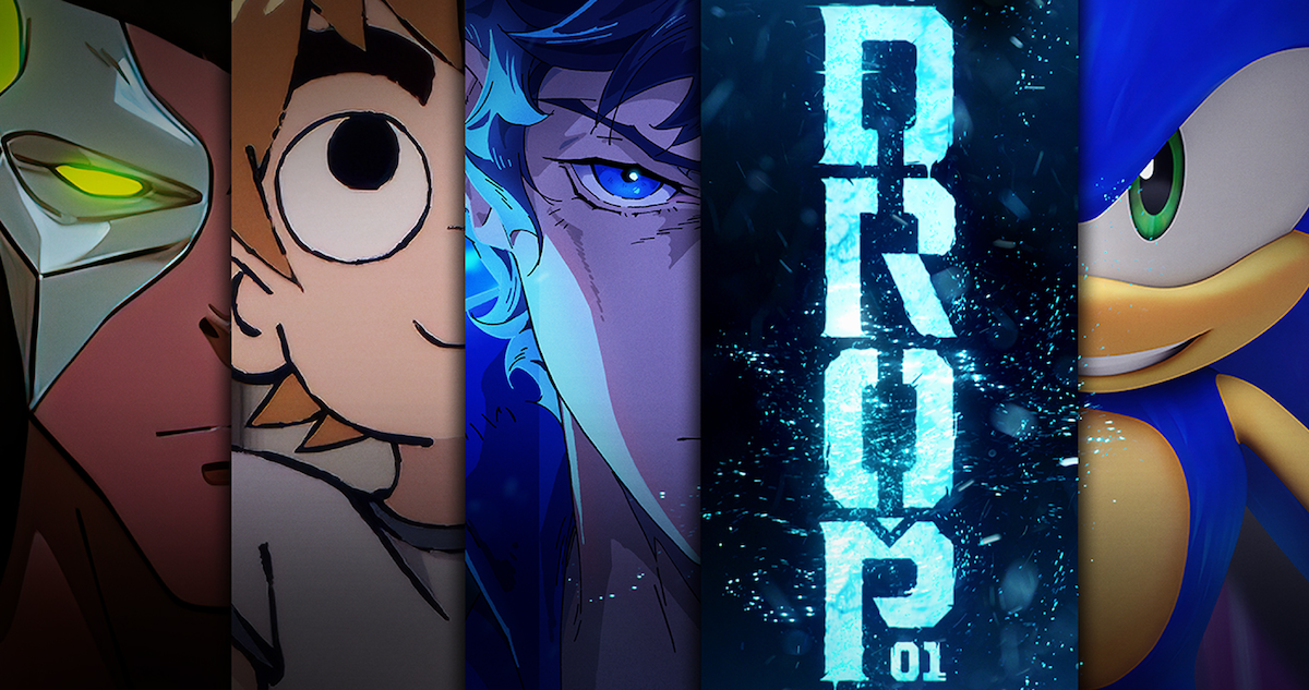 drop 01 animation hub illustration with different characters