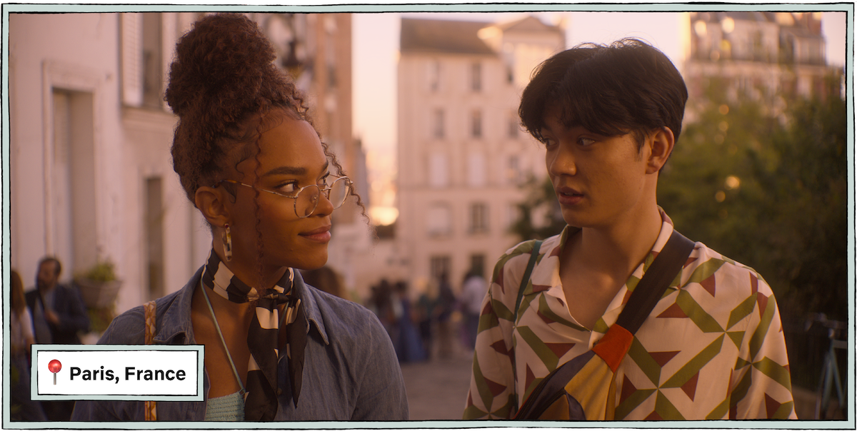 Yasmin Finney and William Gao in ‘Heartstopper’ Season 2