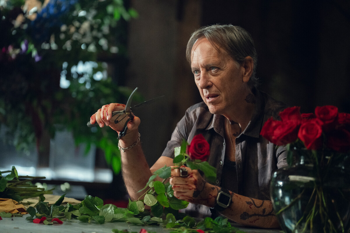Richard E Grant as Bobby Tanner in ‘The Thursday Murder Club’