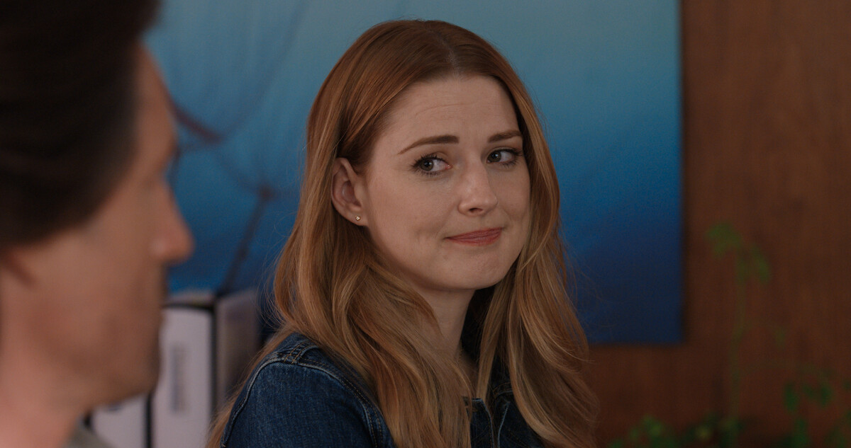 Mel smiling at Jack