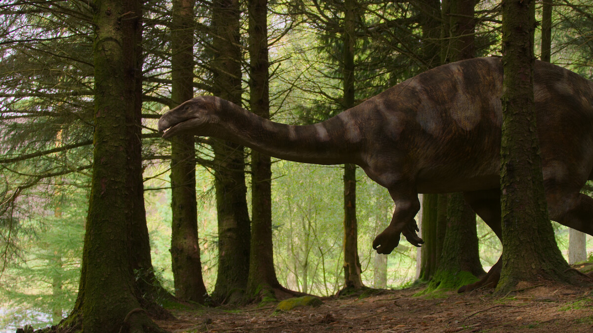 Plateosaurus in ‘Life on Our Planet.’ 