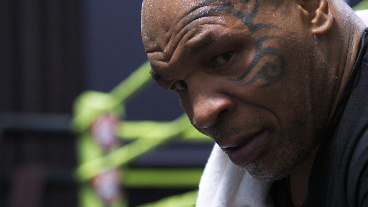 Mike Tyson training.