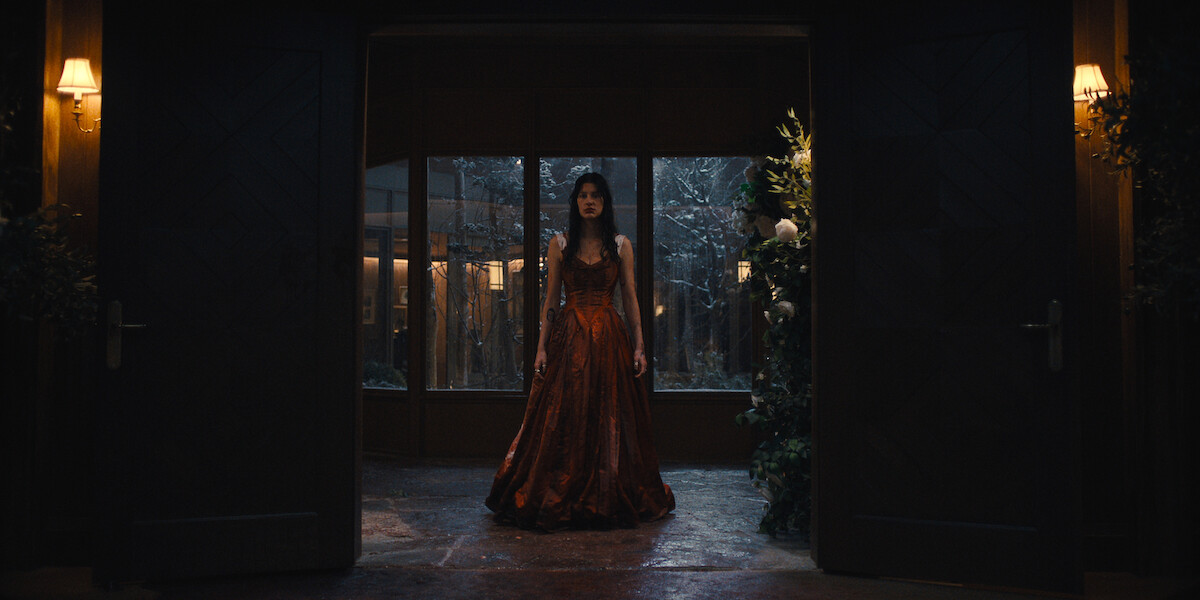 Camila Morrone as Rachel Harkin in ‘Something Very Bad Is Going to Happen’