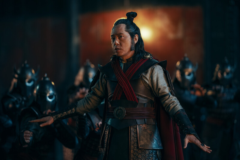 Ken Leung as Zhao in Season 1 of 'Avatar: The Last Airbender'