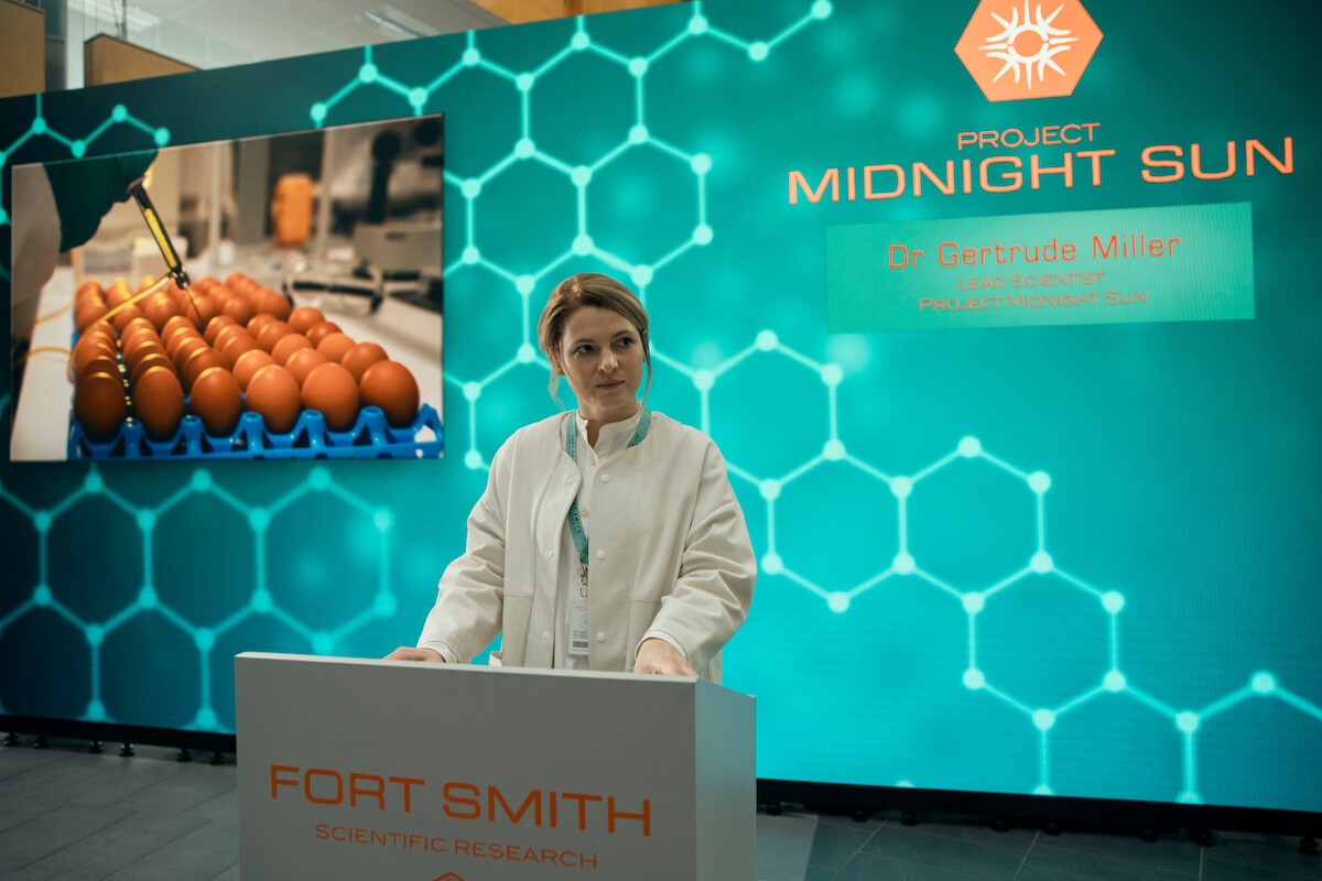 Amy Seimetz as Birdie in Season 2 of Sweet Tooth.