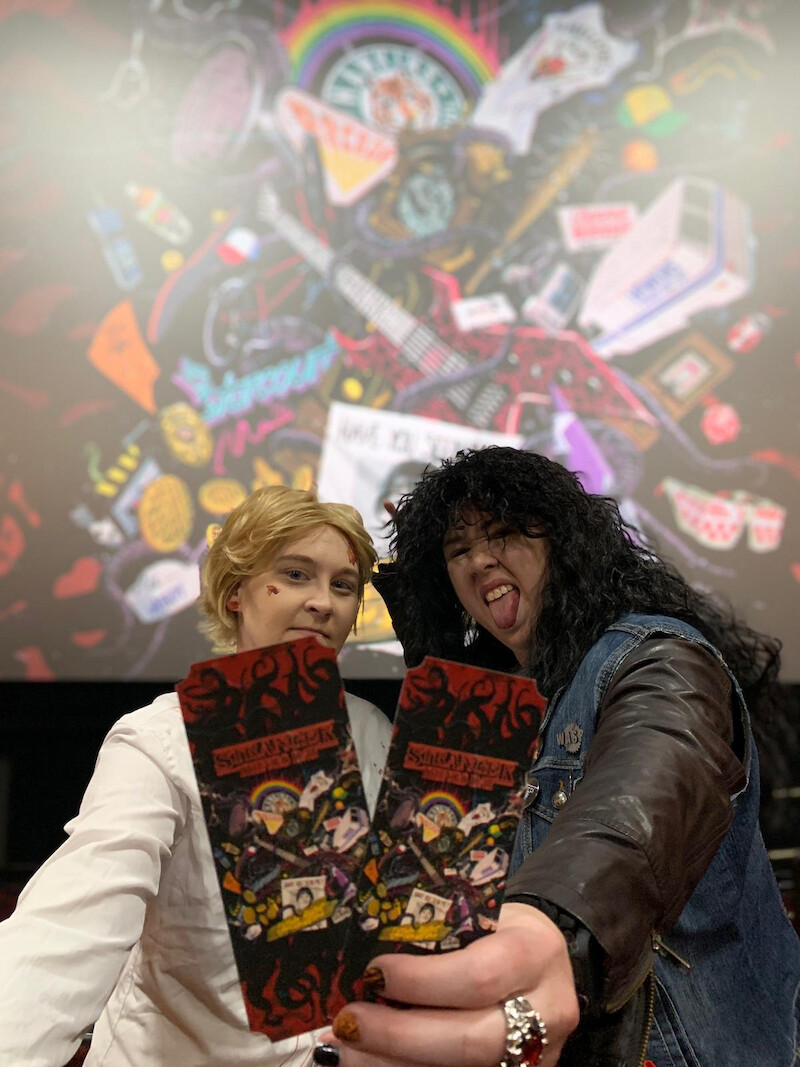 Vecna and Eddie, ready to rock the Cleveland screening of Volume 2