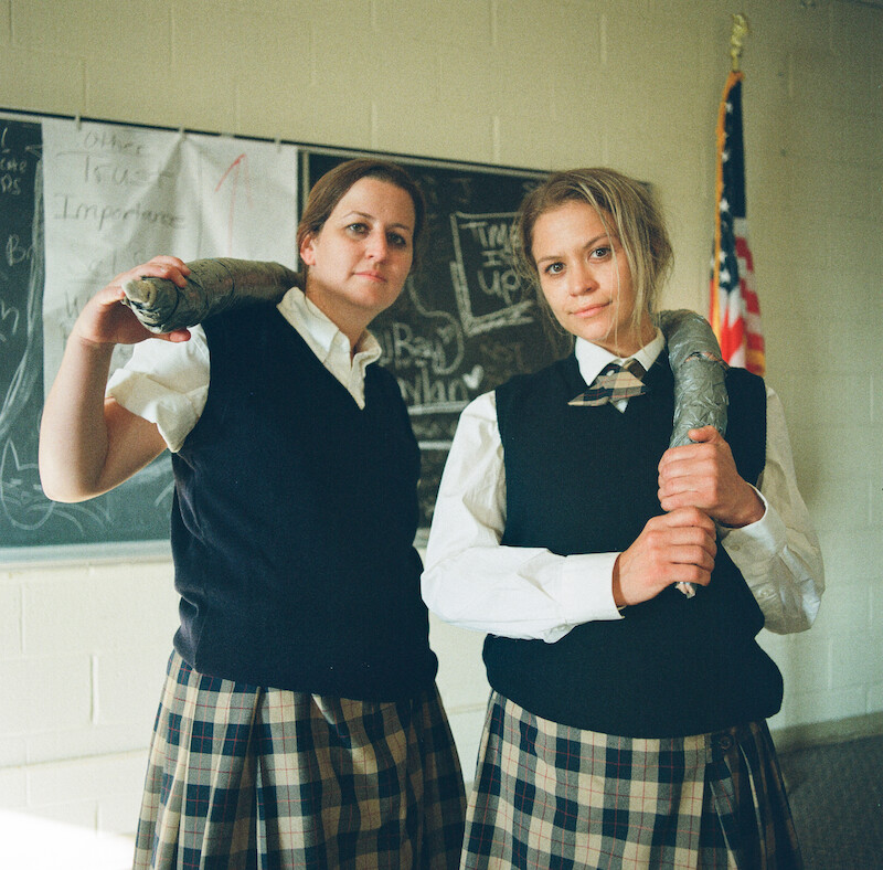 Katherine Kubler and friend. 