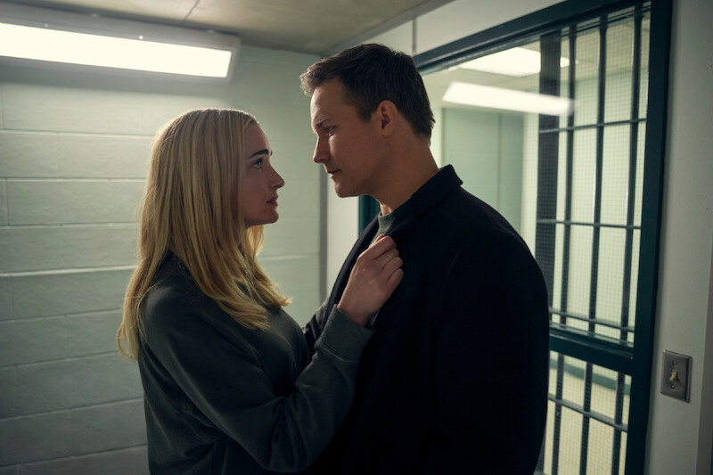 Brianne Howey as Georgia Miller, Scott Porter as Paul in Season 3 of 'Ginny & Georgia'