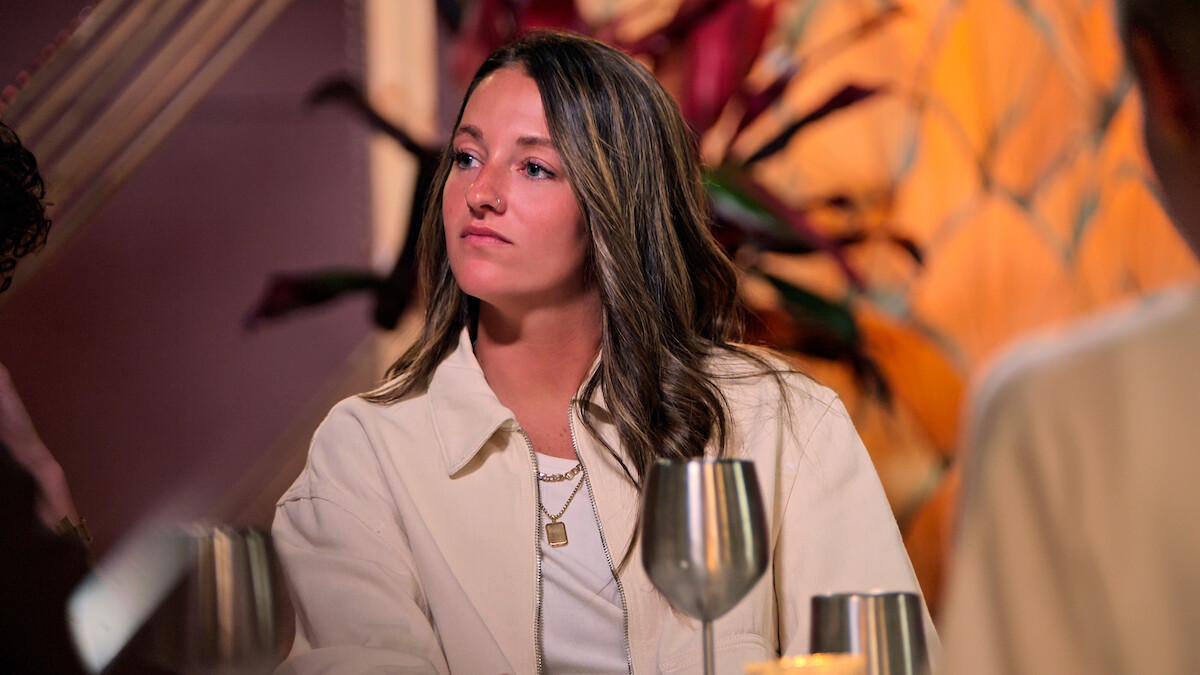Ashley at table.