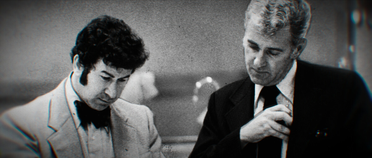 Inspector Dave Toschi and Inspector Bill Armstrong in ‘This is the Zodiac Speaking’.