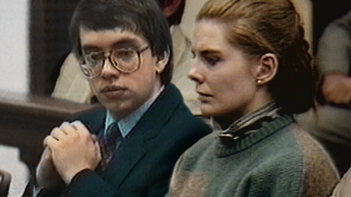 An archival photo Jens Soering and Elizabeth Haysom
