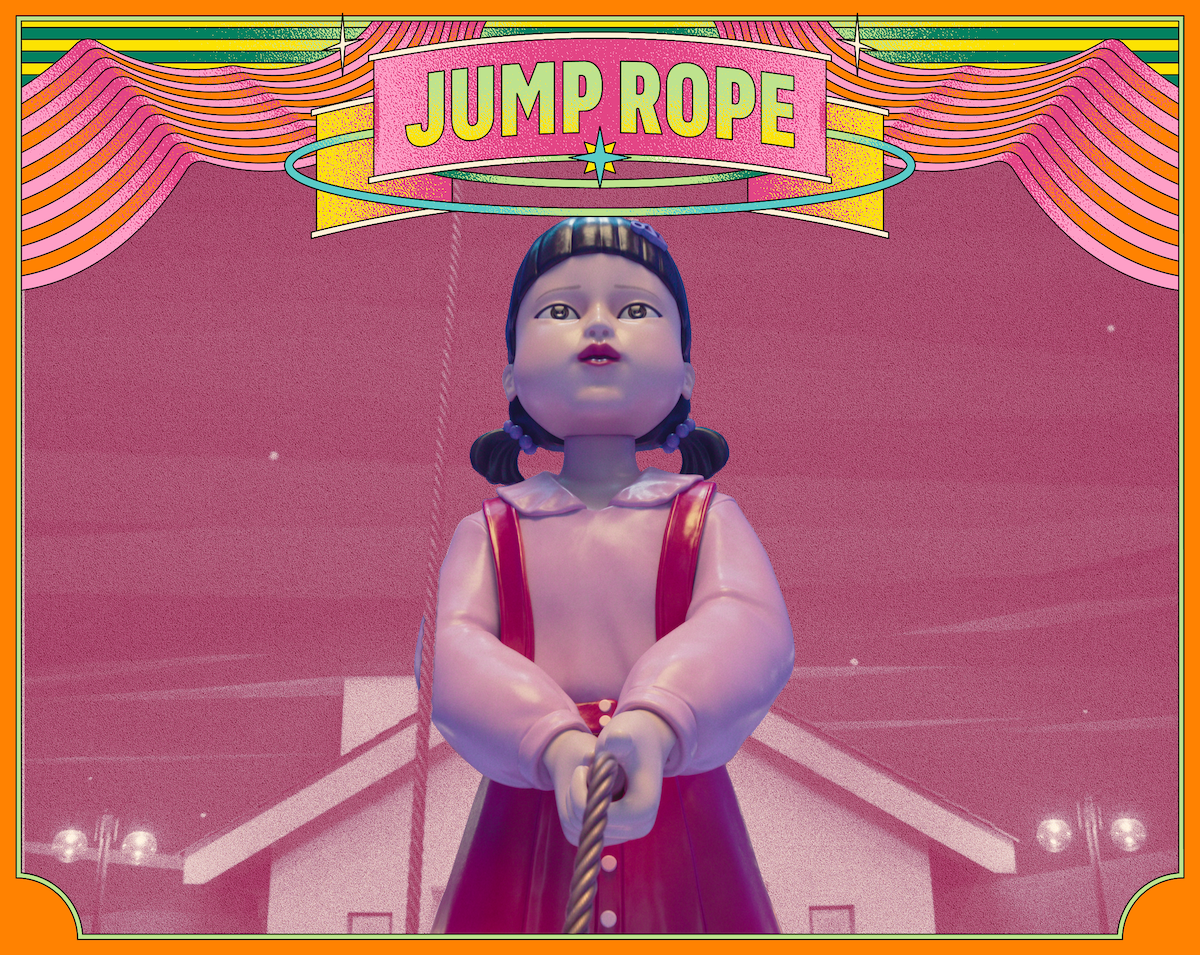Young-hee the Squid Game Doll in Jump Rope
