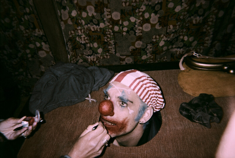 Buggy the Clown head prop on the set of Season 1 of 'One Piece.'