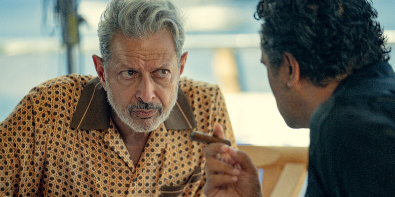 Jeff Goldblum as Zeus in 'KAOS'