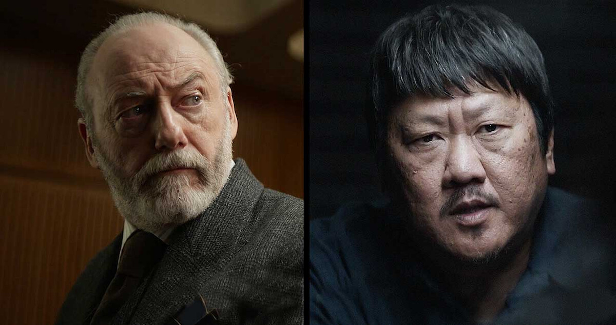 Liam Cunningham as Thomas Wade and Benedict Wong as Da Shi in '3 Body Problem.'
