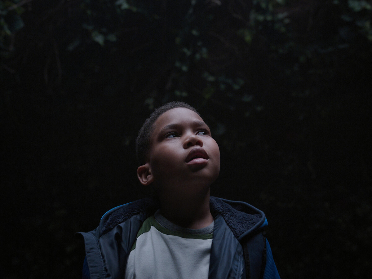 Close up of Ja'Siah Young playing Dion in 'Raising Dion'