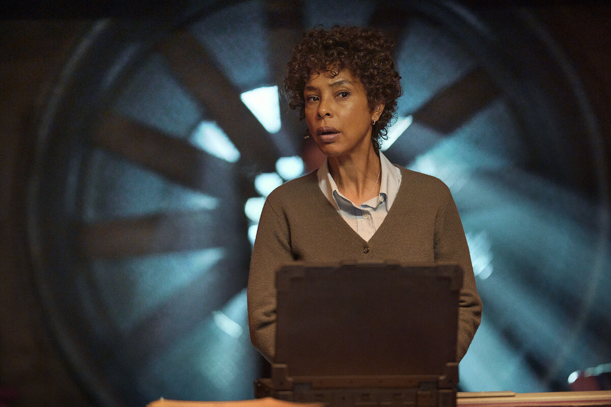 Sophie Okonedo as the King of Hearts in a still from ‘Heart of Stone’