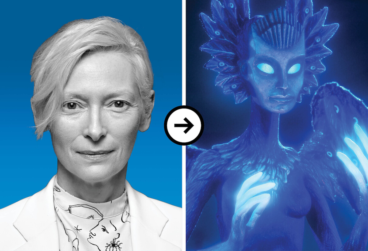 Tilda Swinton as The Wood Sprite