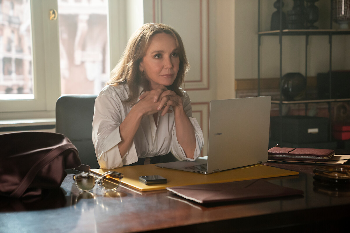 Philippine Leroy-Beaulieu as Sylvie Grateau in ‘Emily in Paris’ Season 5.