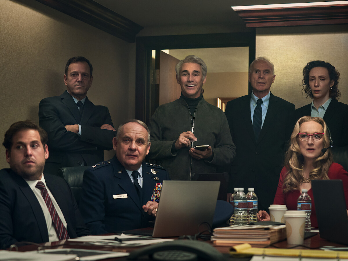 The presidential staff of 'Don't Look Up'