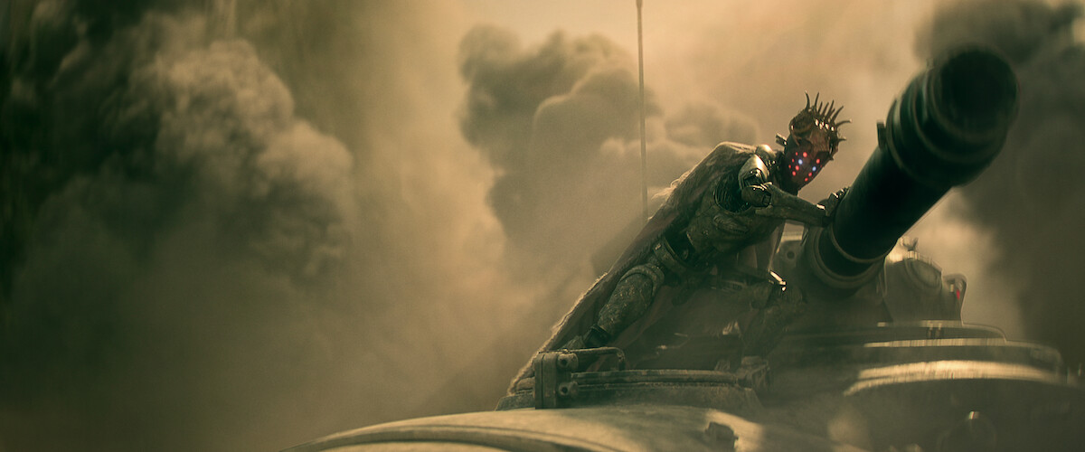 Jimmy (Performed by Dustin Ceithamer/Voiced by Anthony Hopkins) in ‘Rebel Moon — Part Two: The Scargiver’