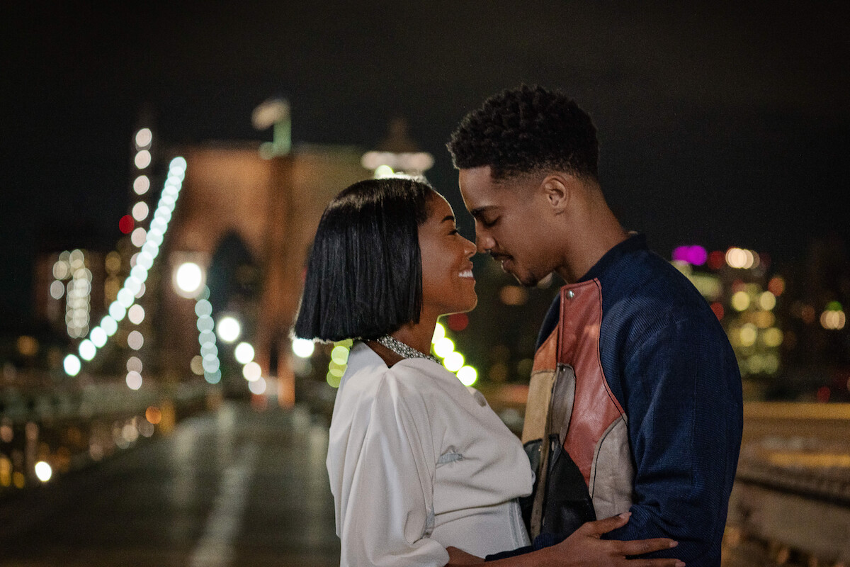 Gabrielle Union as Jenna and Keith Powers as Eric in ‘The Perfect Find.’