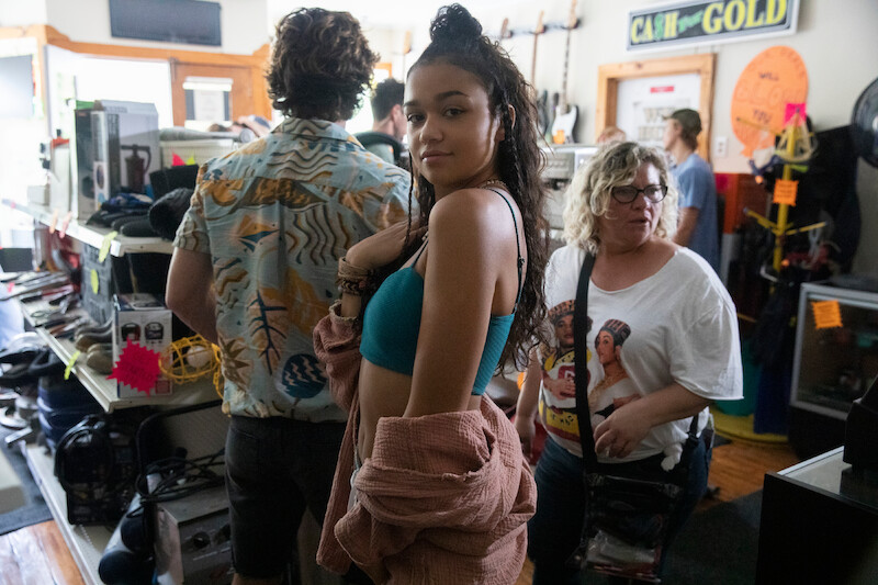 Madison Bailey in Outer Banks Season 1 Behind-the-Scenes Photo Gallery.